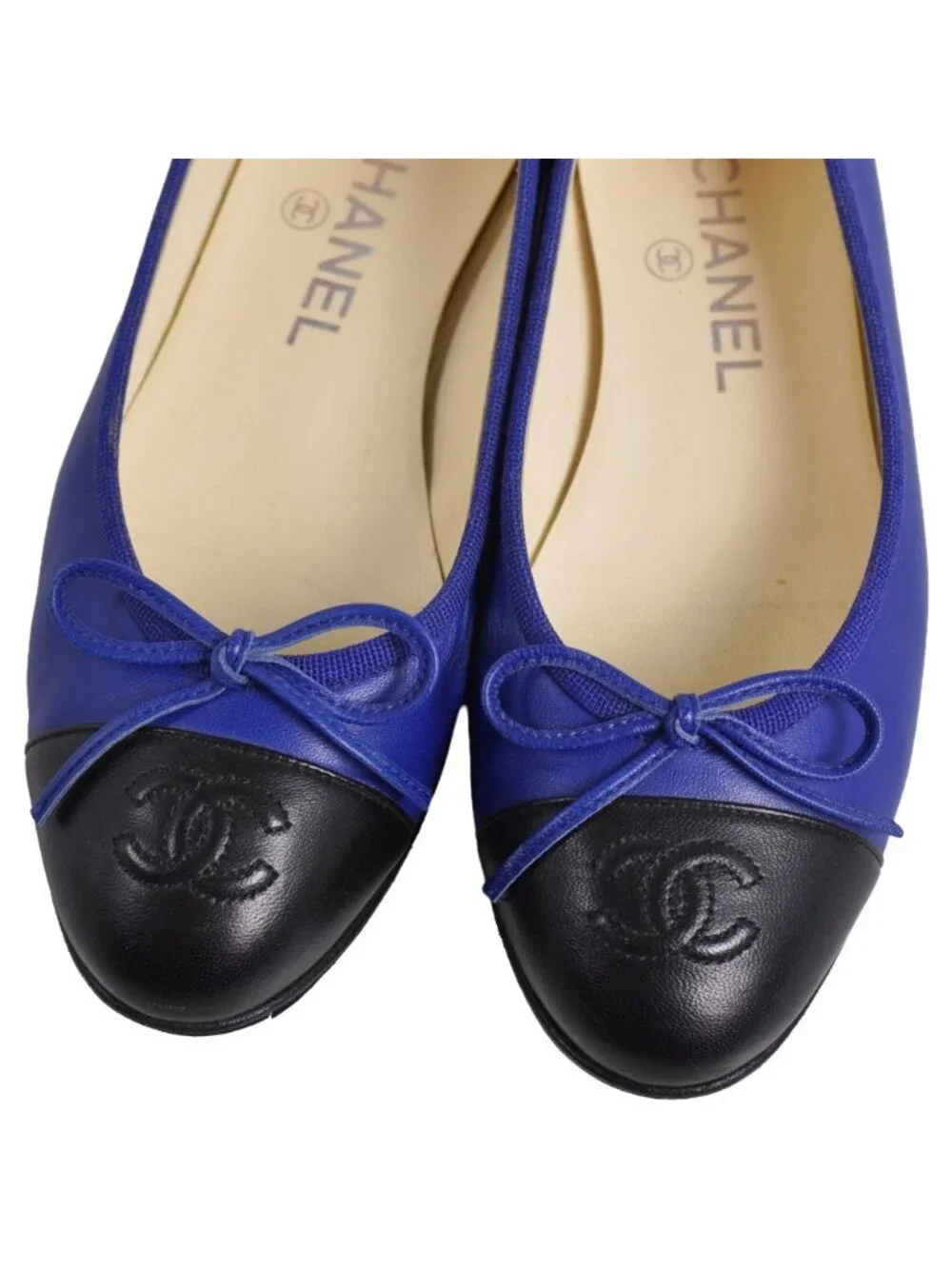 Chanel Pumps Ballerina Ribbon Cocoma Flat